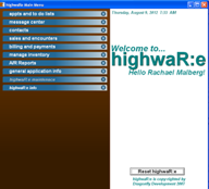 highwaR:e - a complete buisness application for a durable medical supplier.