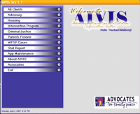 AIVIS  - Advocacy, Intervention, and Visitation Information System.